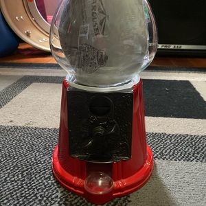 Vintage Red Carousel Junior Gumball Machine